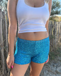 Short IBIZA bleu