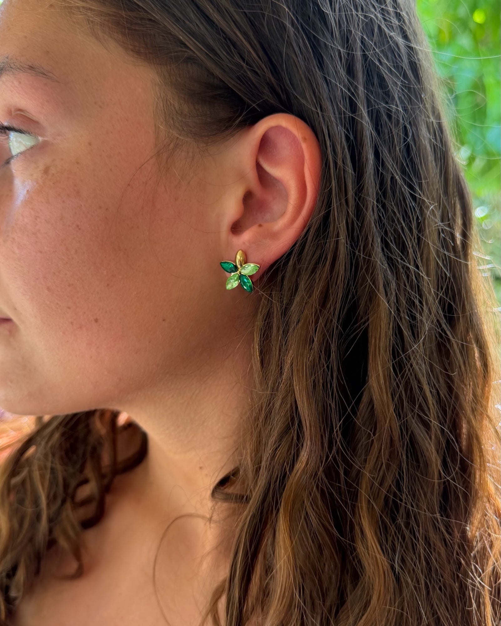 Boucles TESSA vert