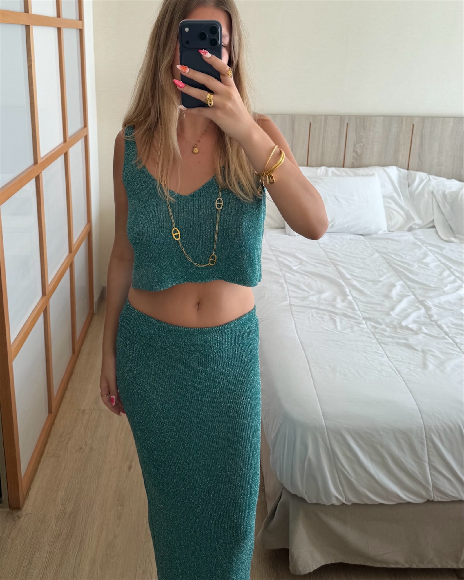 Jupe IRIS turquoise