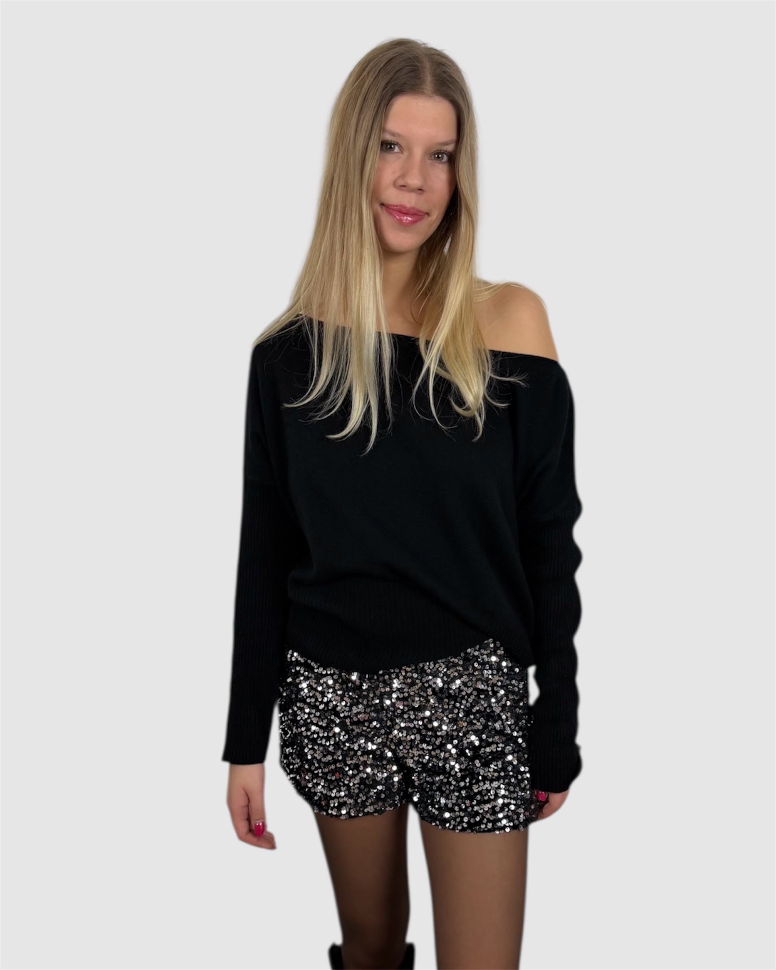 Short ELINA argenté
