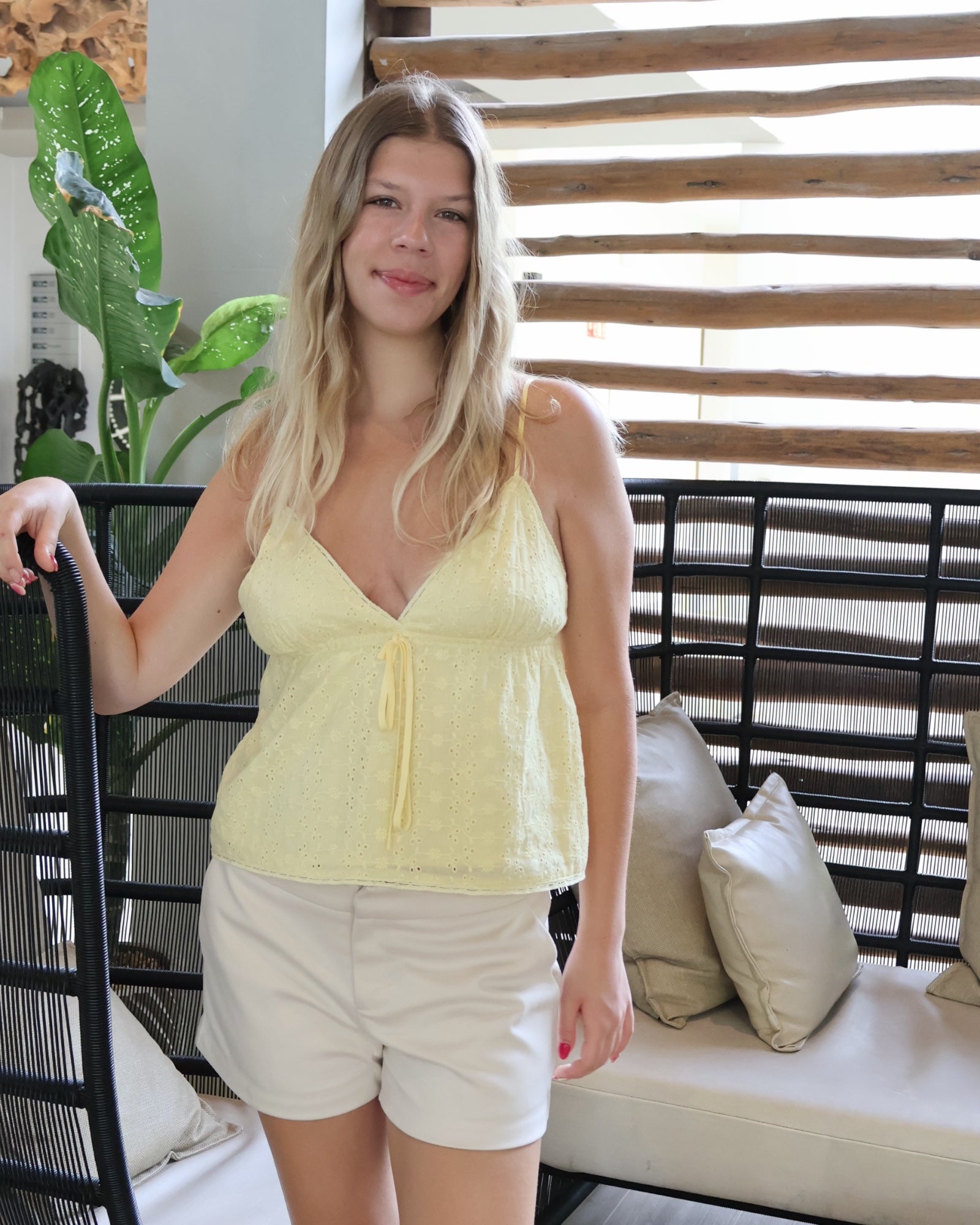 Top ALBA jaune