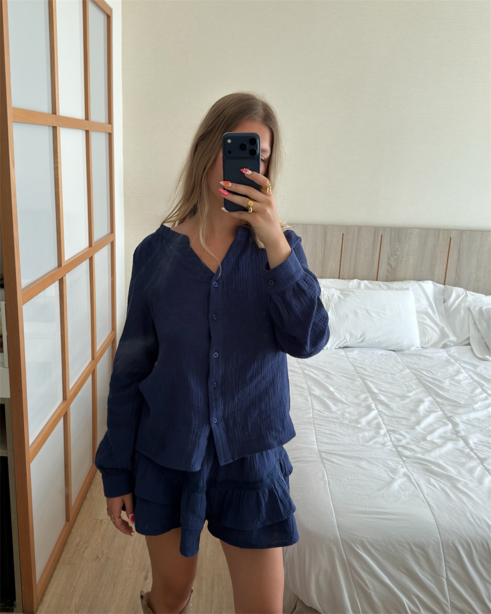 Chemise LYSÉA bleu roi
