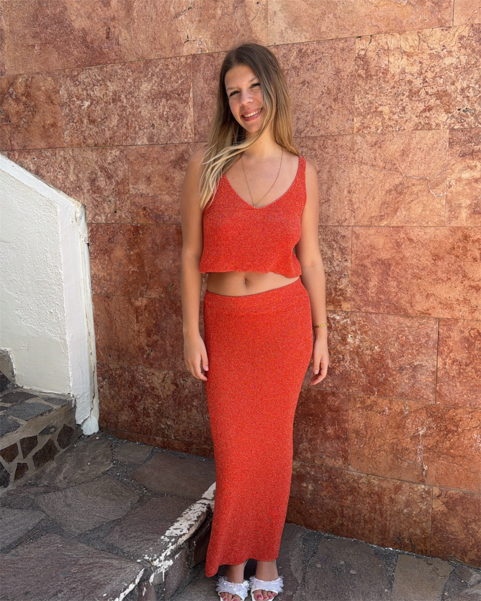 Jupe IRIS corail