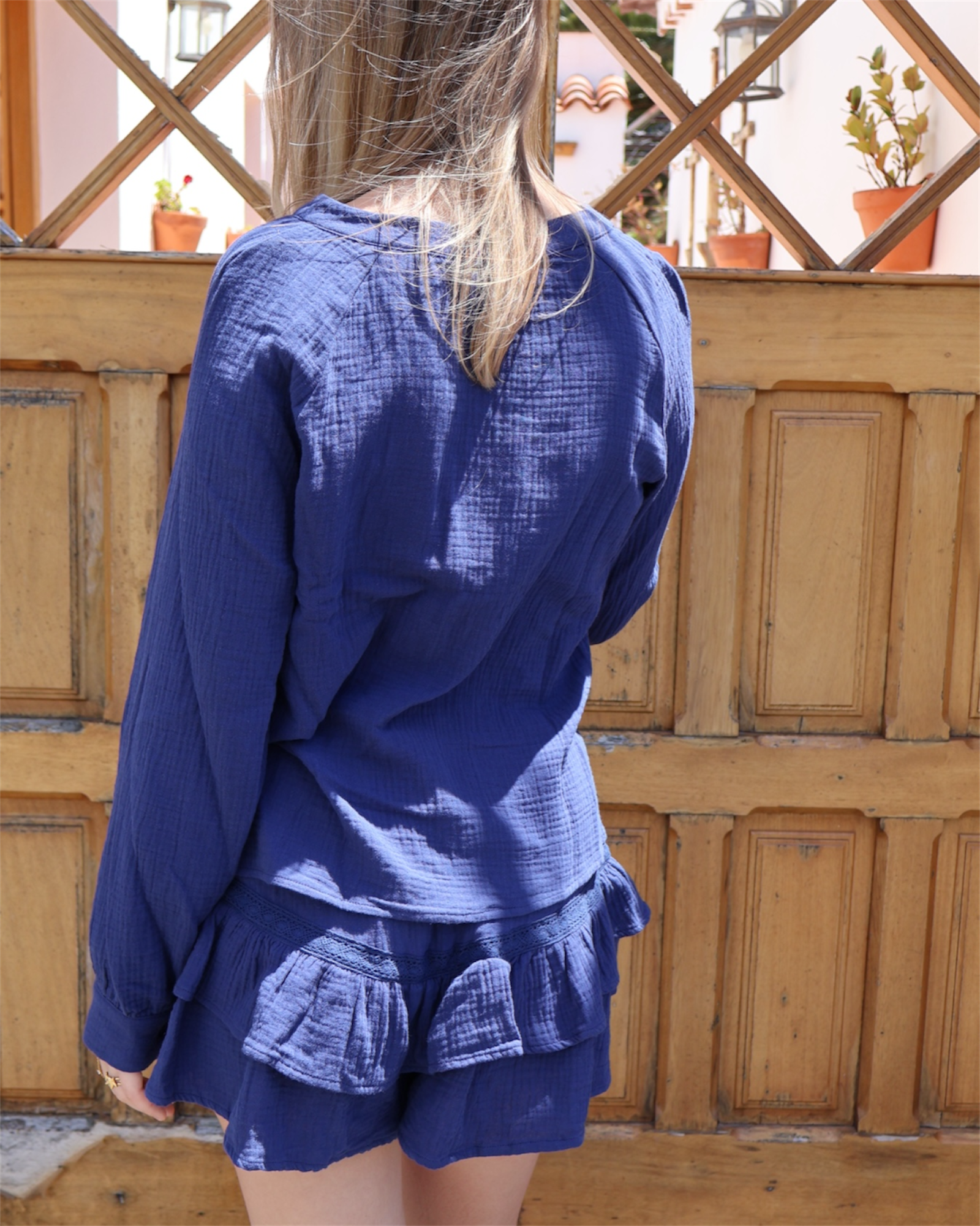 Chemise LYSÉA bleu roi