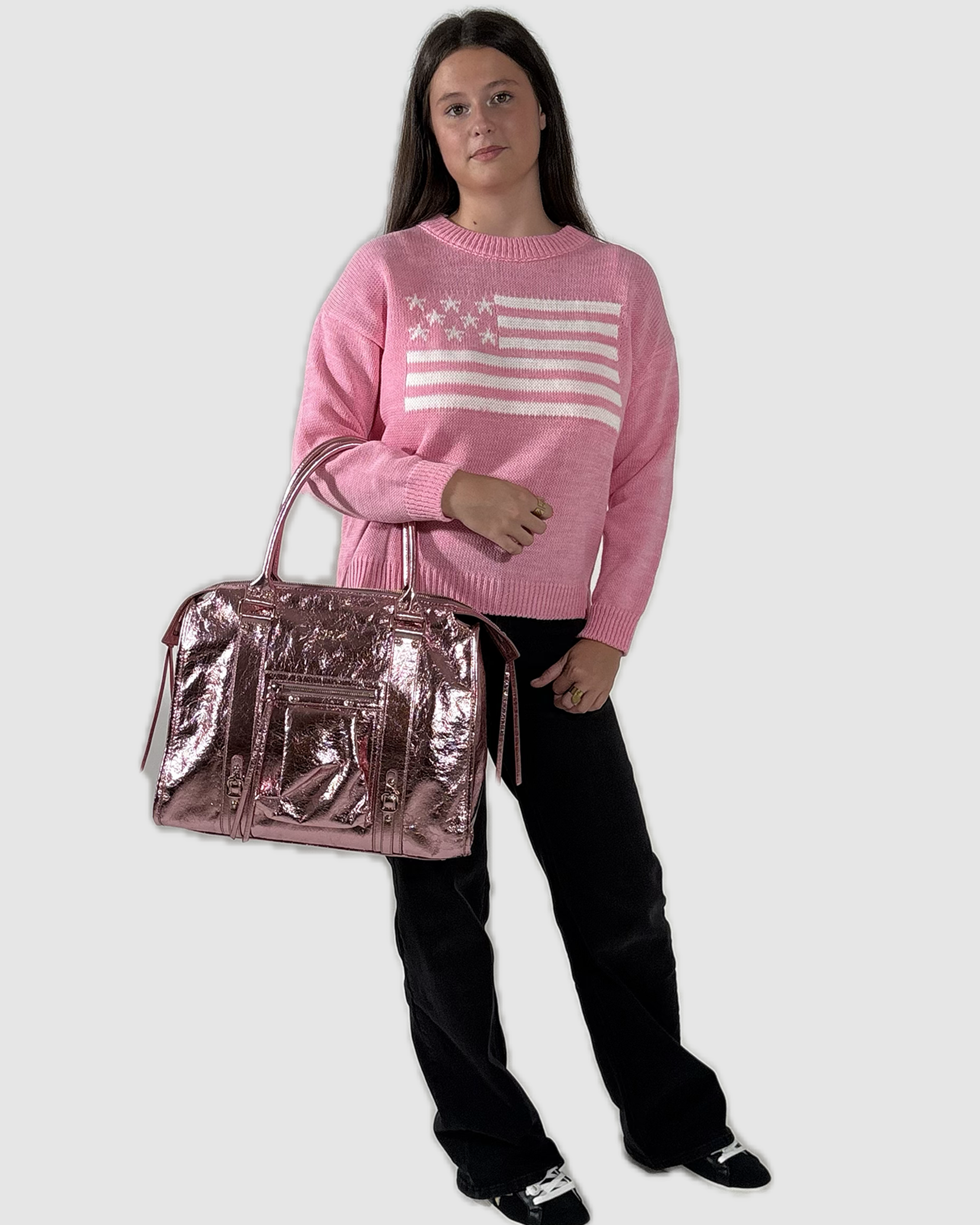 Pull USA rose
