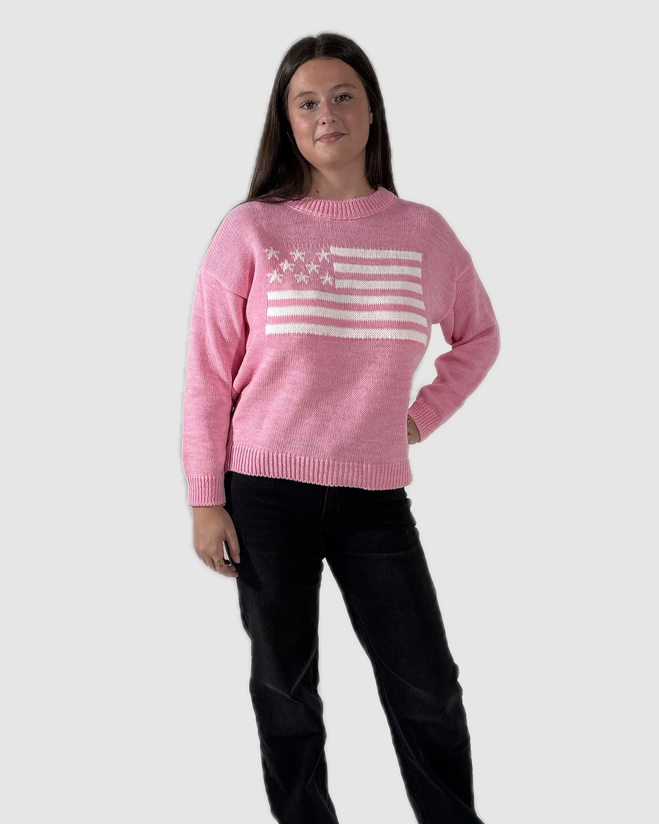 Pull USA rose