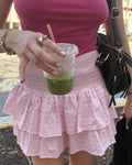Jupe short SMTZ rose clair