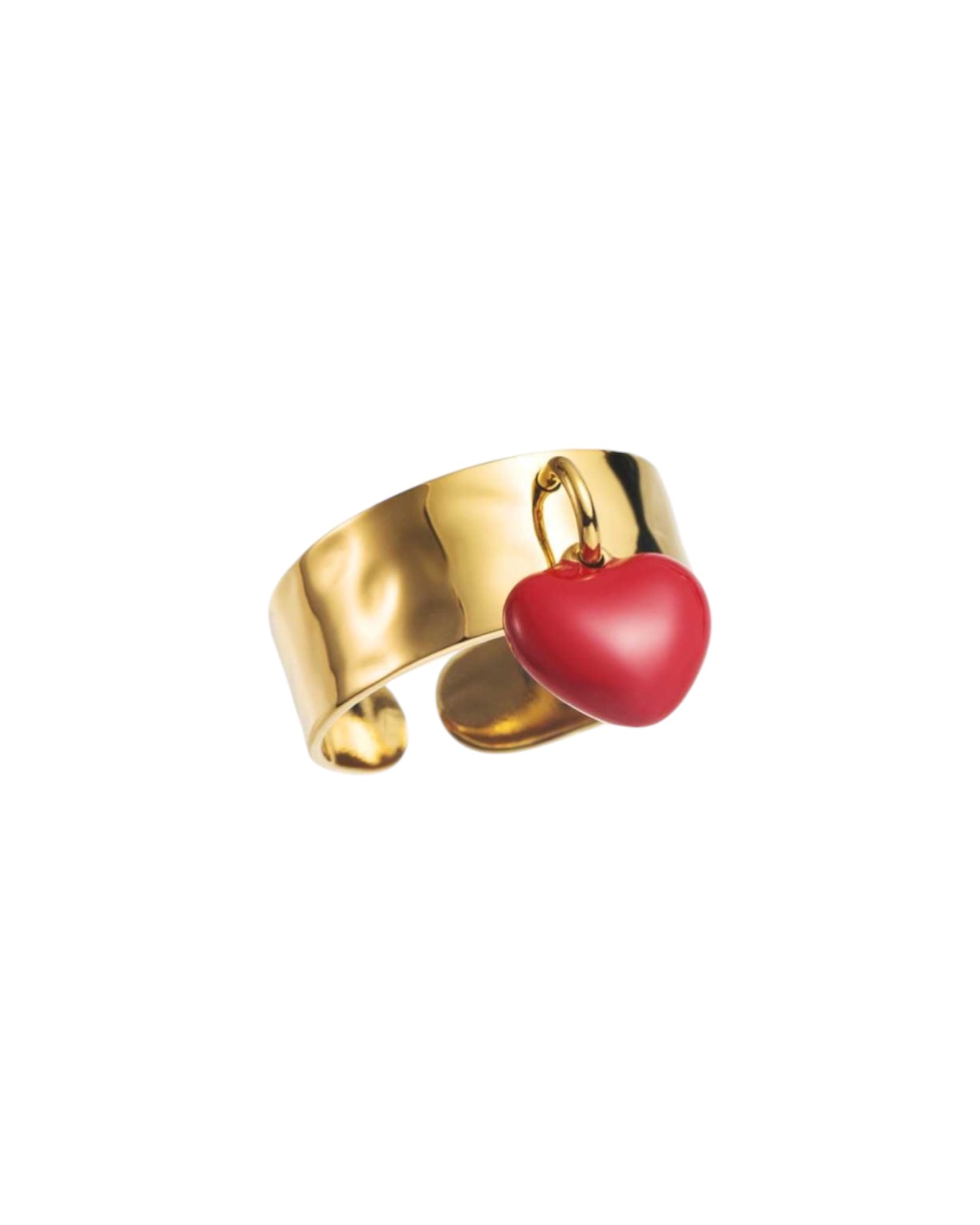 Bague CŒUR ROUGE