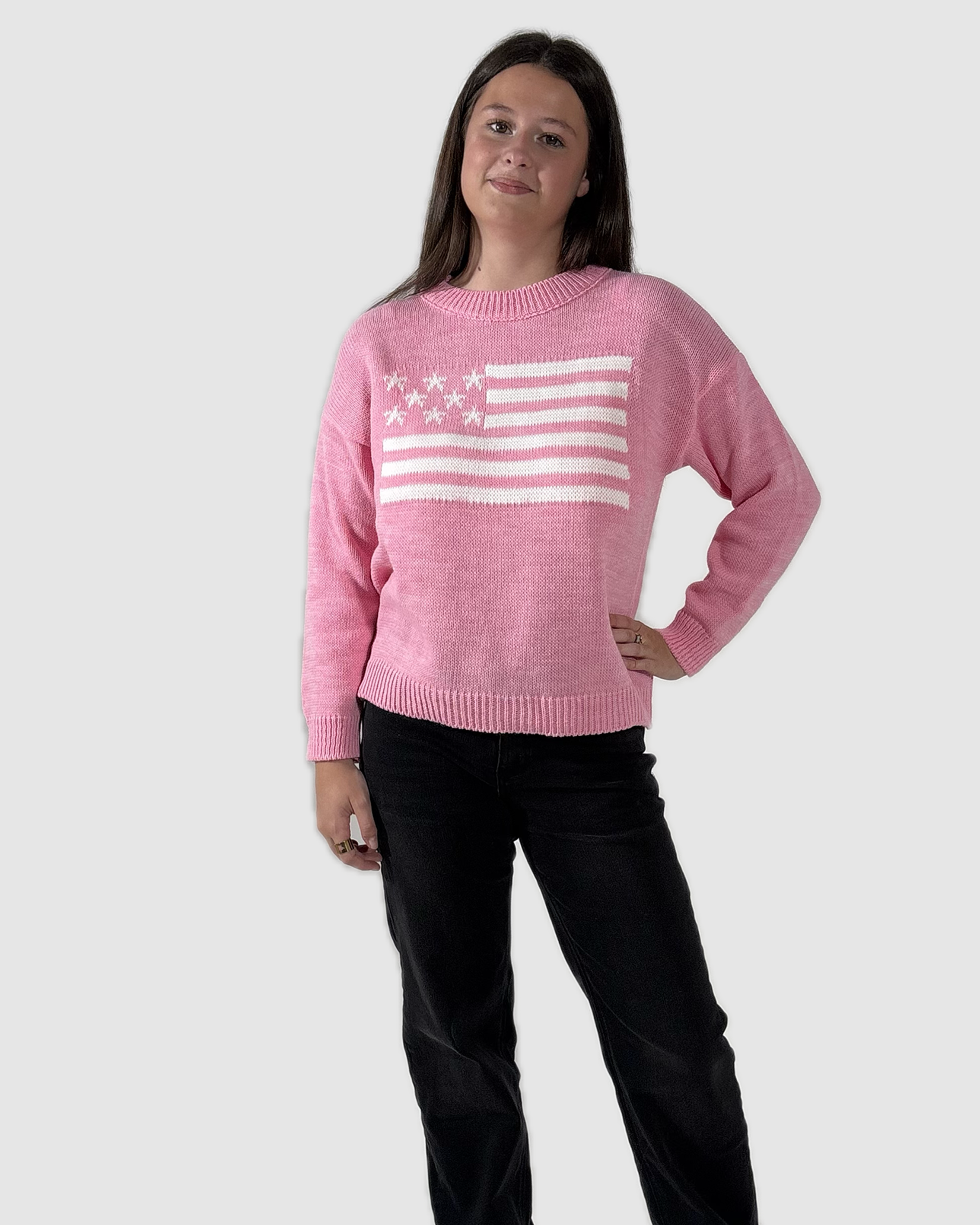 Pull USA rose