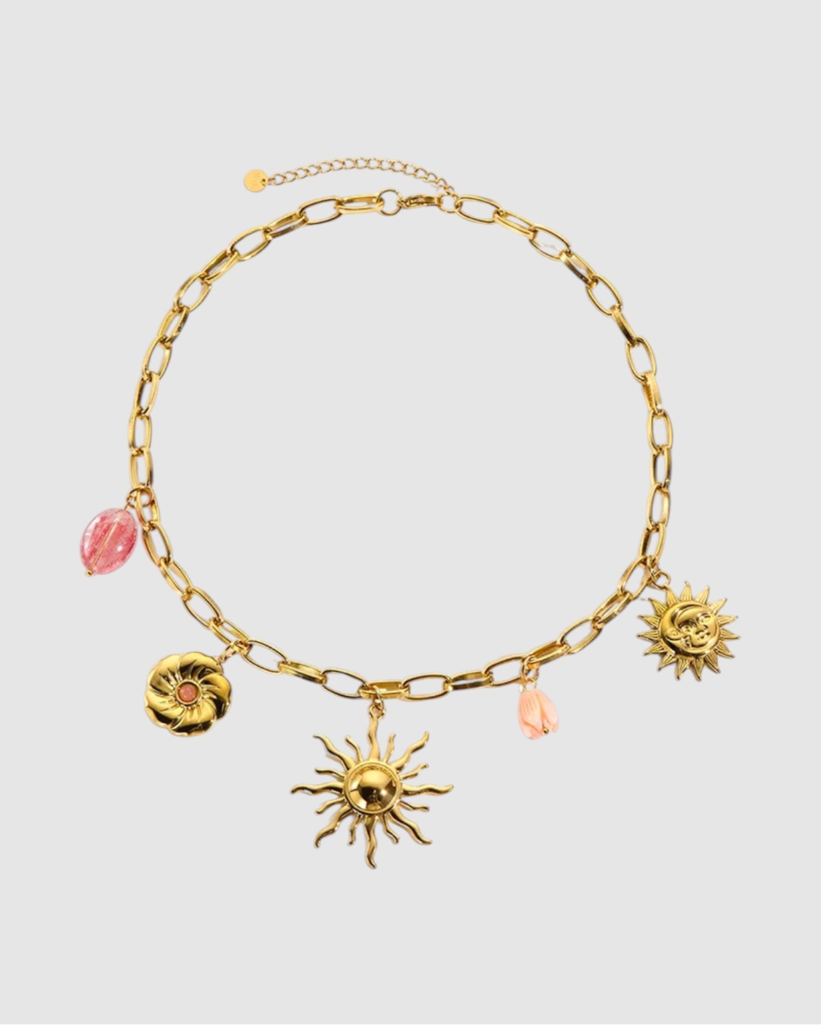 Collier ELAE rose