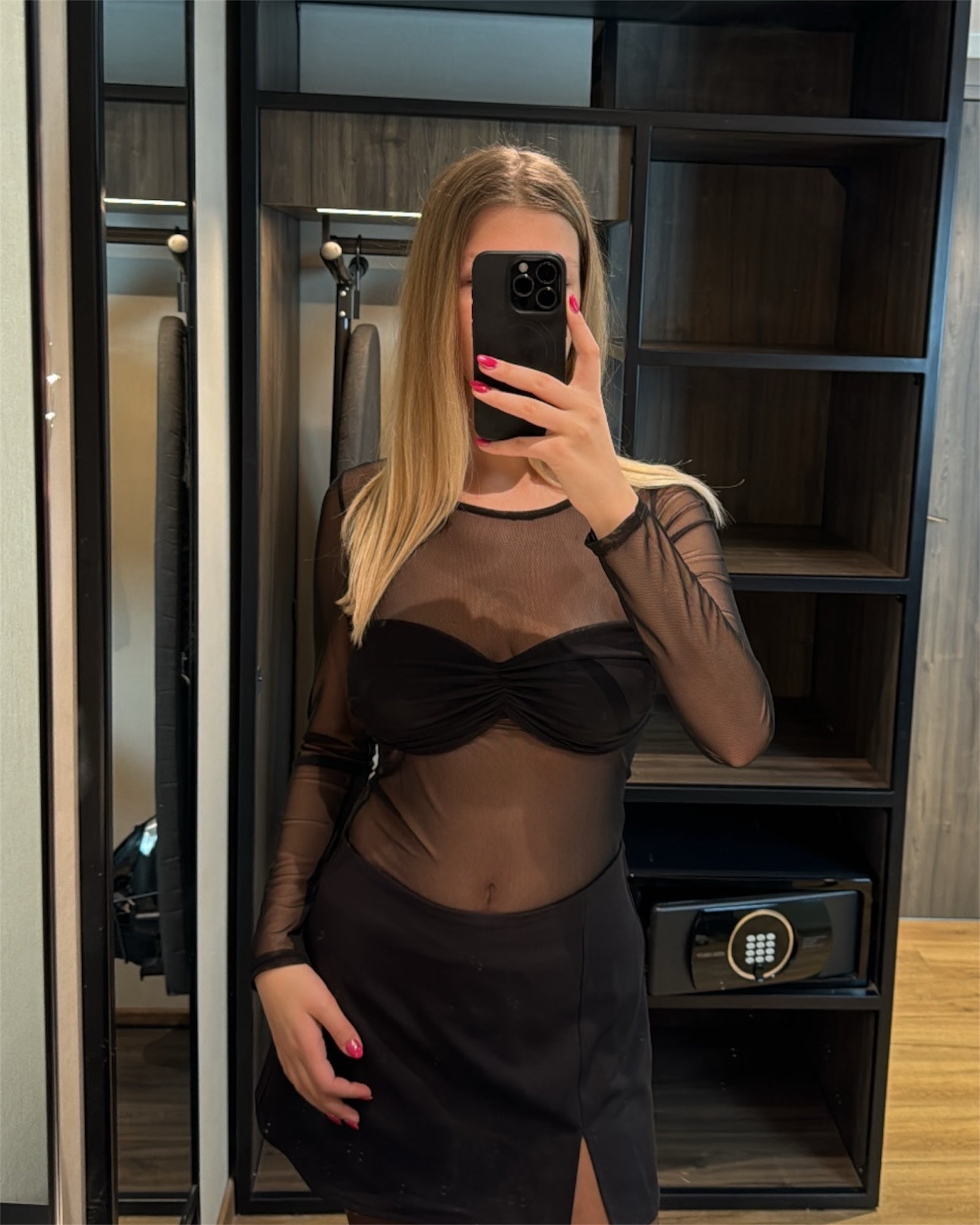 Top LORIANE noir