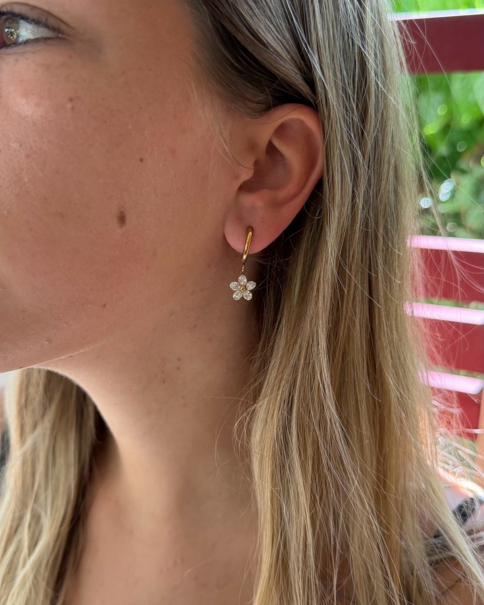 Boucles TIMA blanc