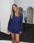 Chemise LYSÉA bleu roi