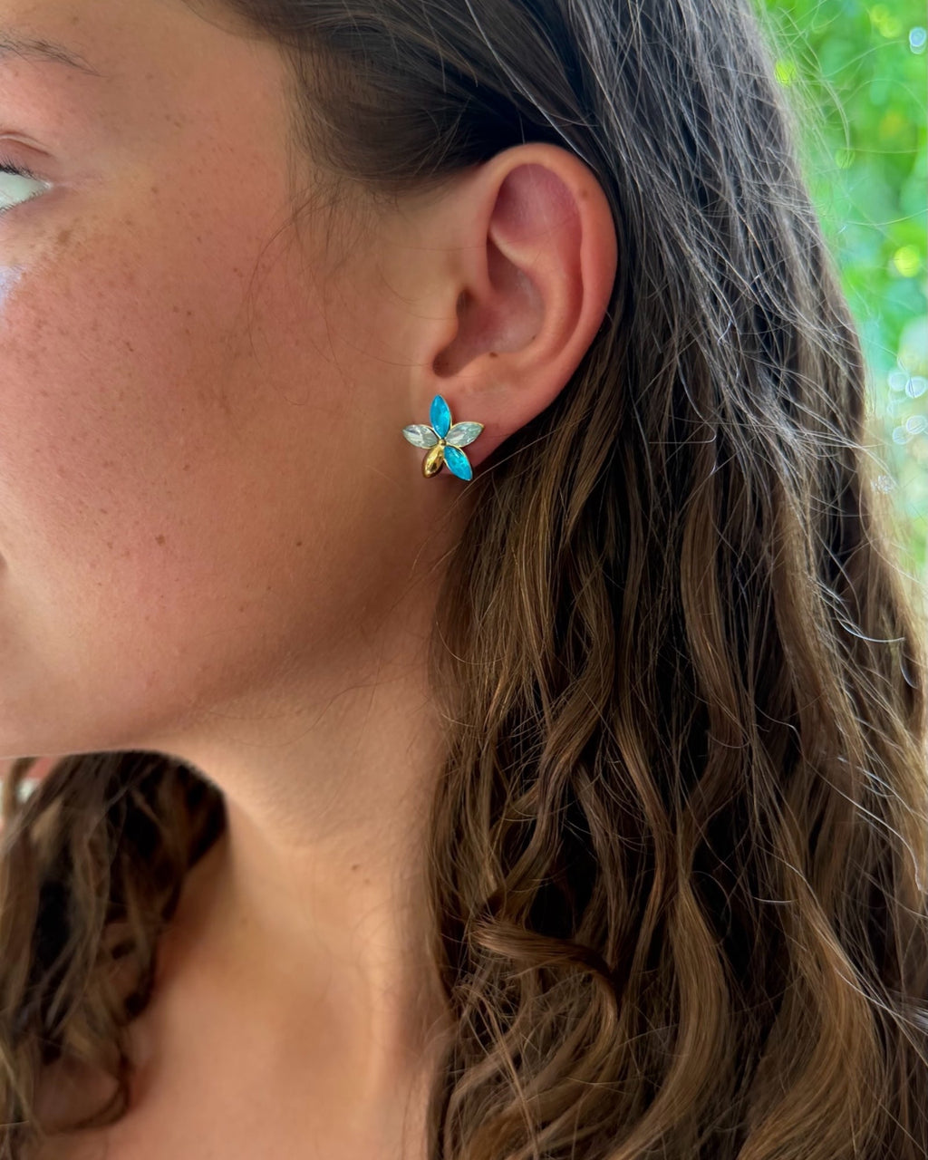 Boucles TESSA bleu