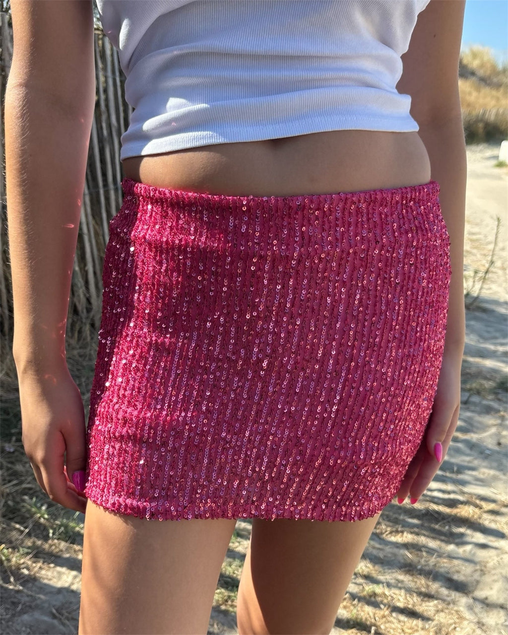 Jupe MONACO rose