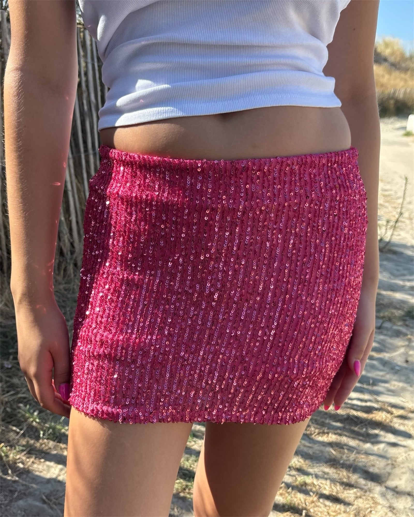 Jupe MONACO rose