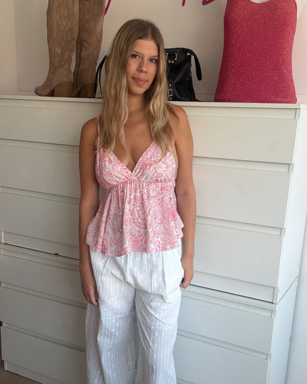 Top ÉLINE rose