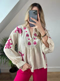 Blouse Santorini Rose
