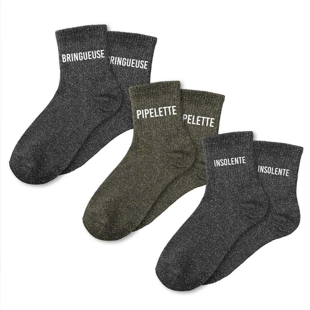 Box chaussettes paillettes Pipelette