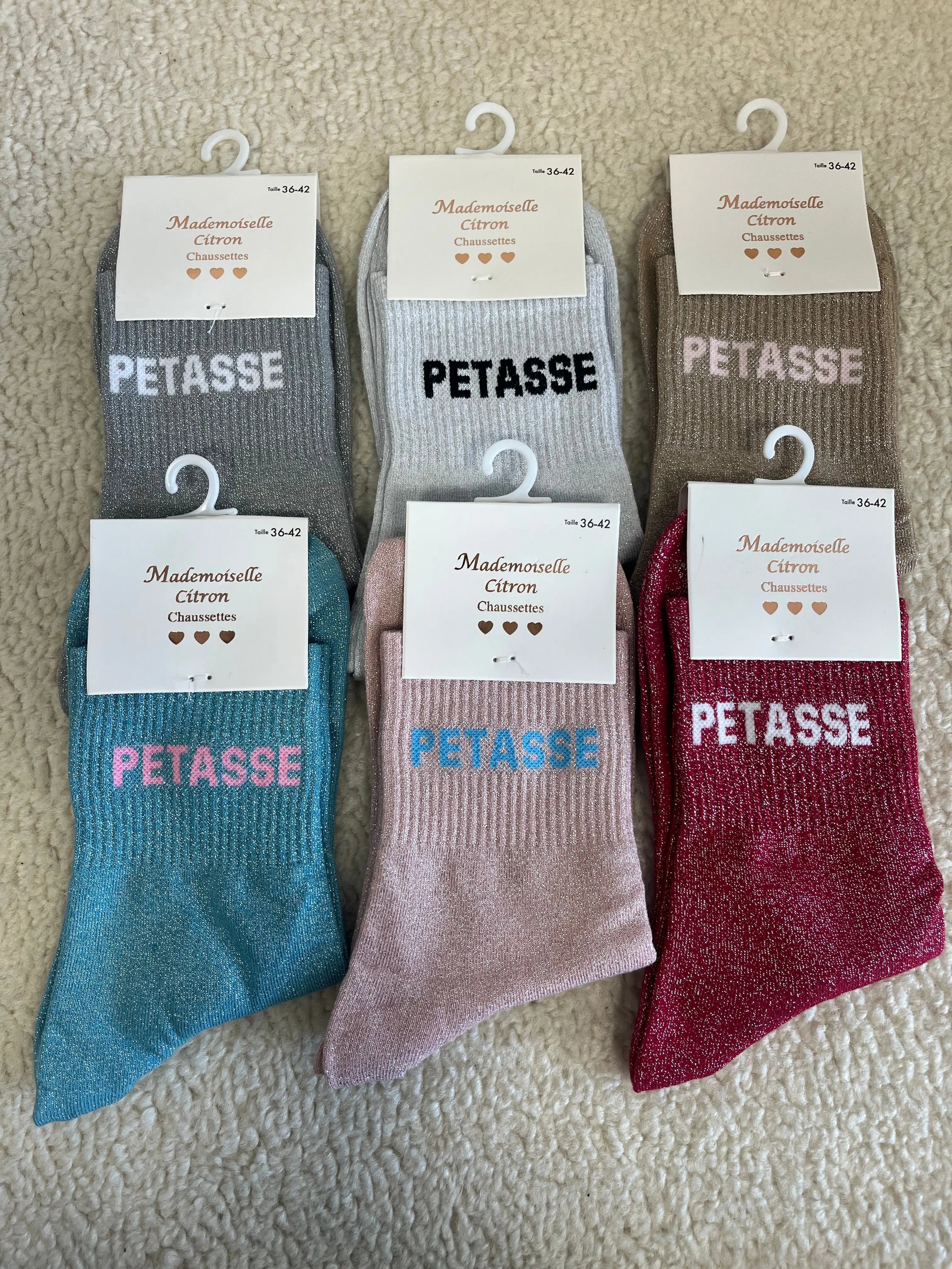 Chaussettes paillettes Petasse
