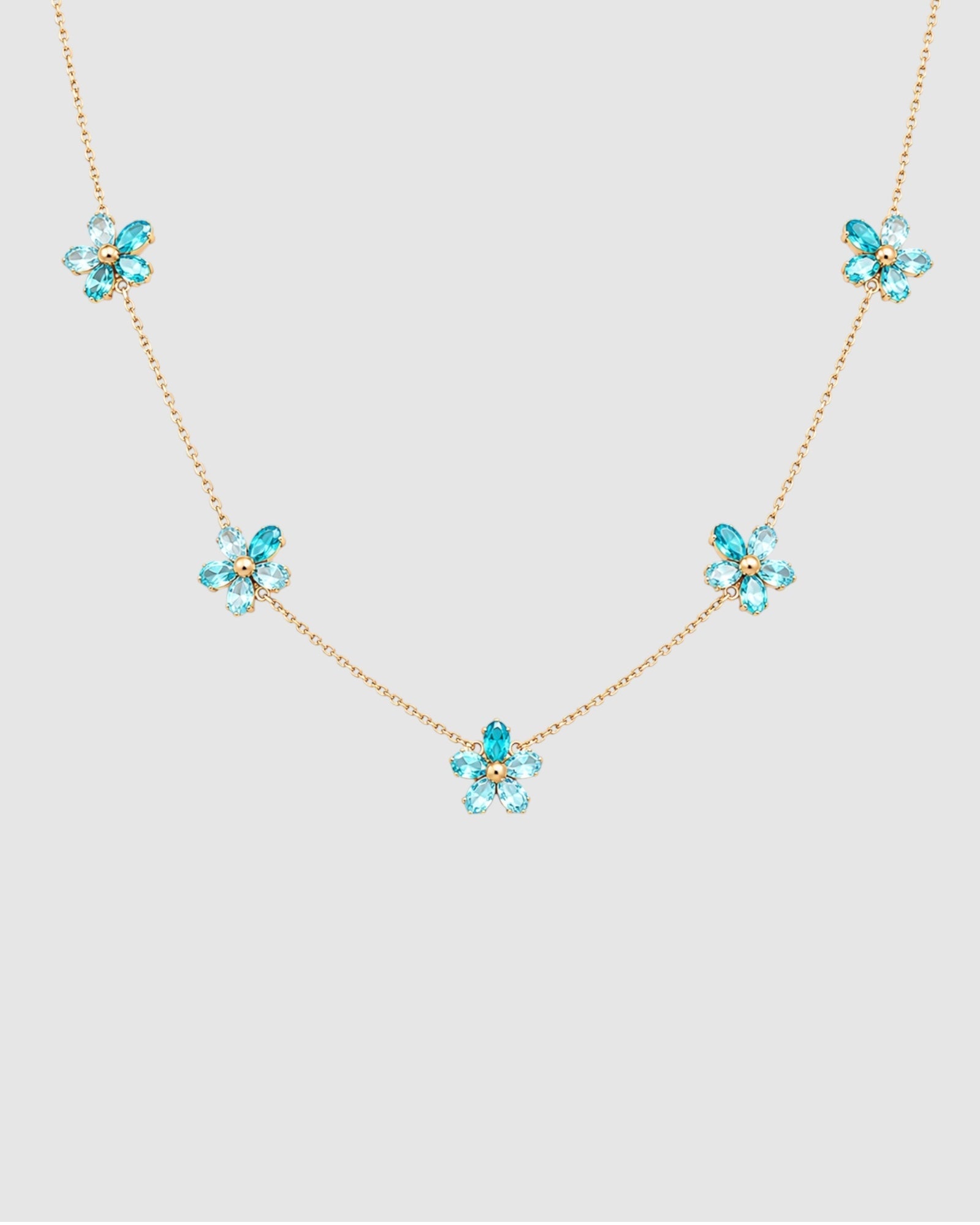 Collier TINA bleu