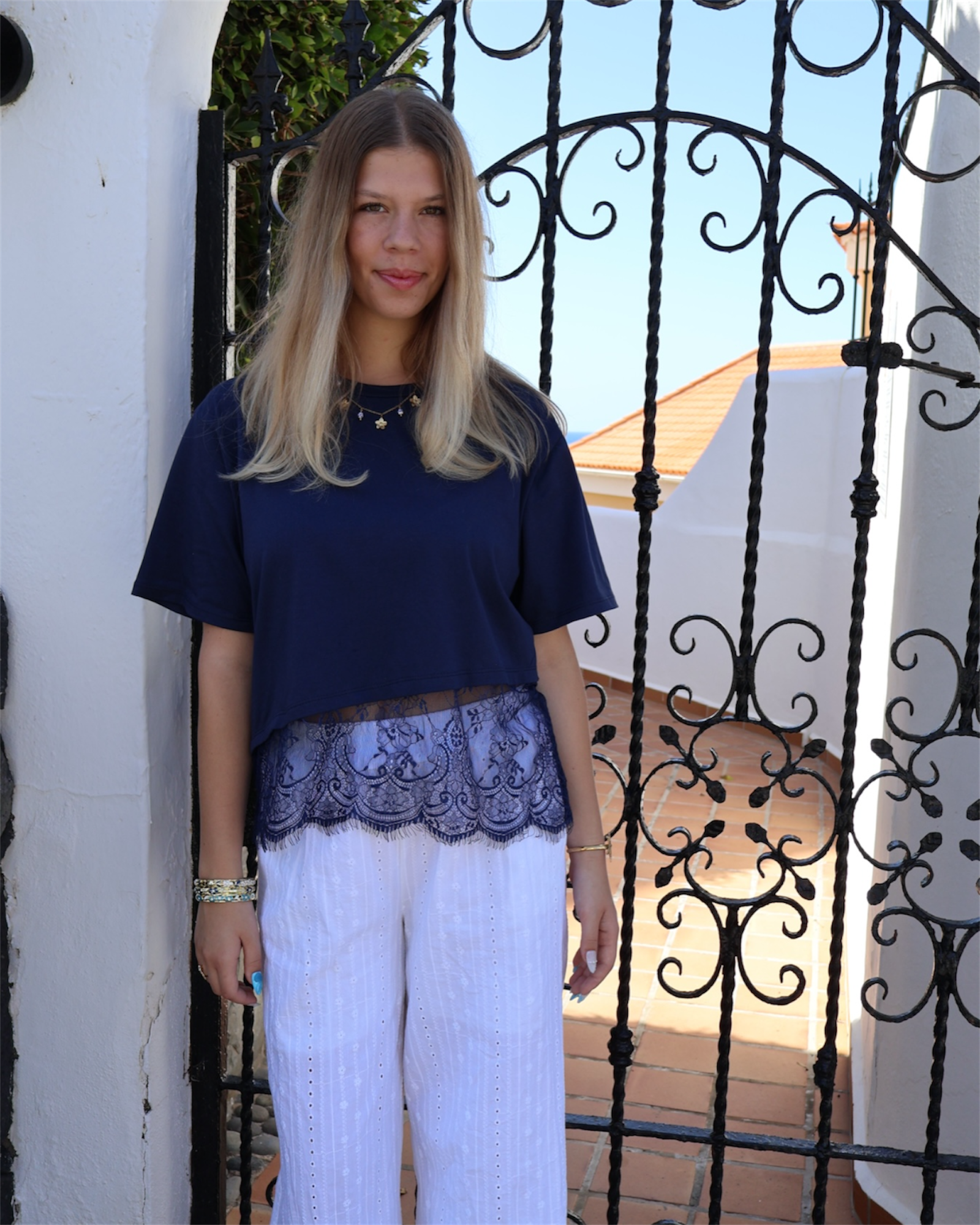 T-shirt CAMILLE navy