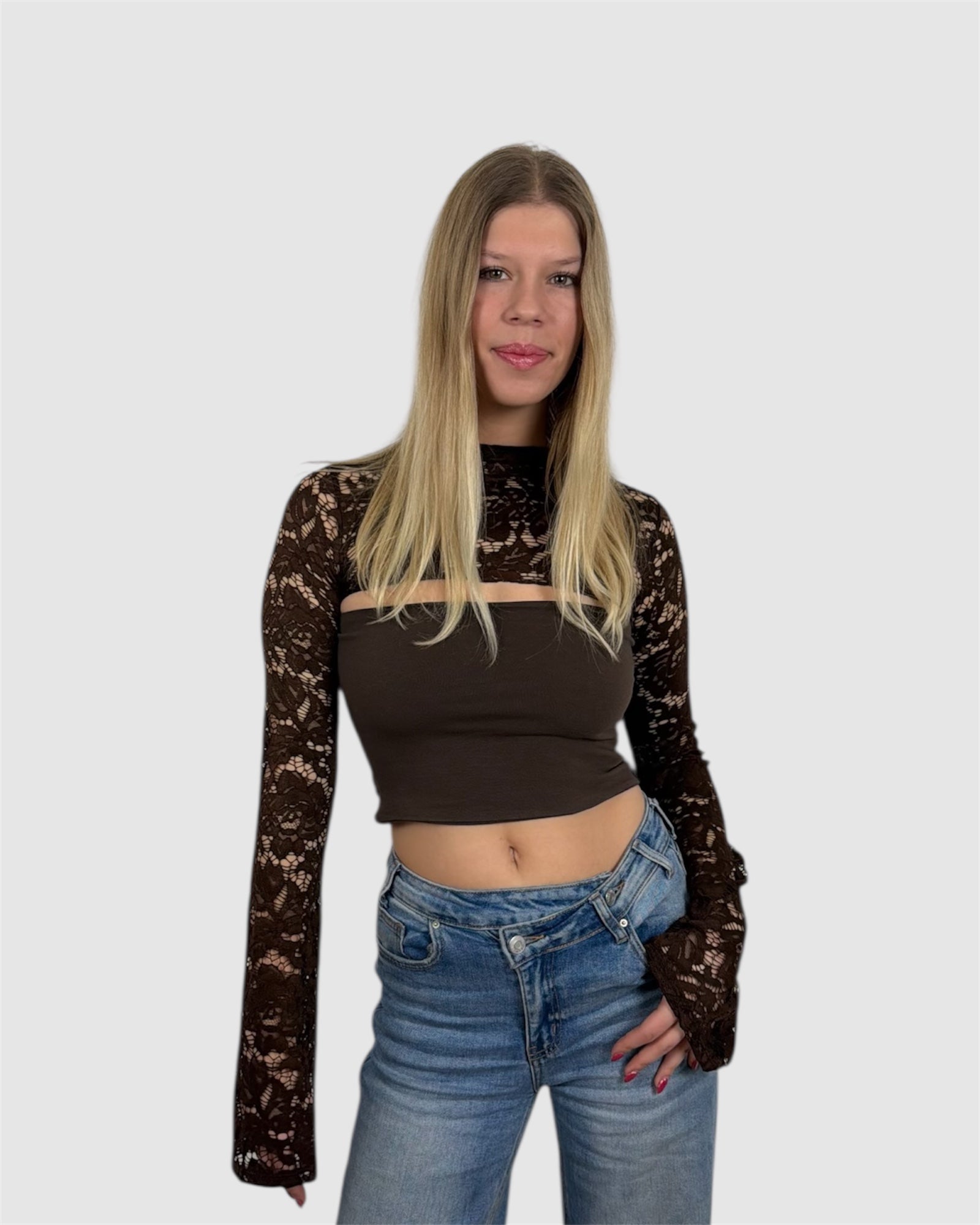 Top SUZIE marron