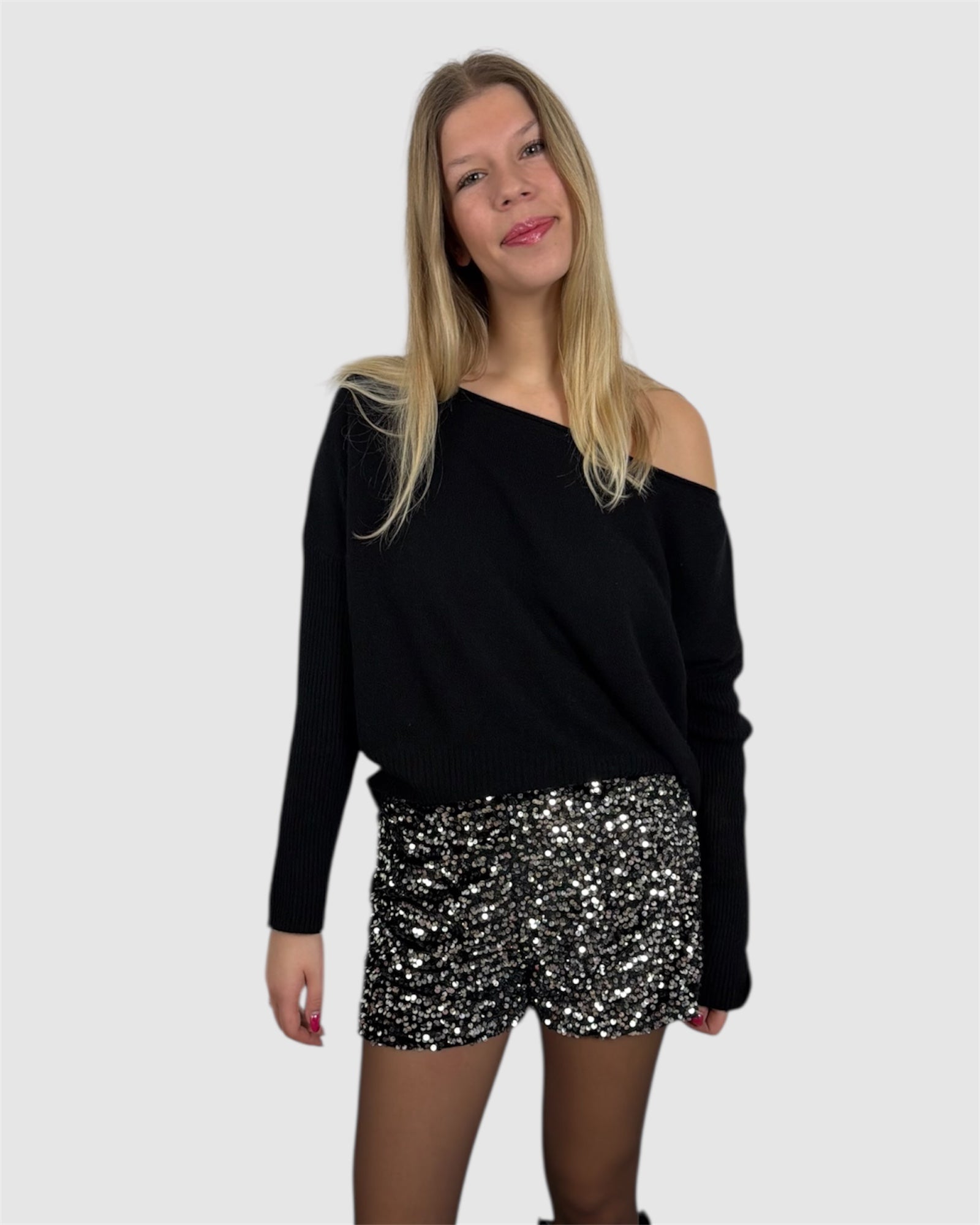 Short ELINA argenté