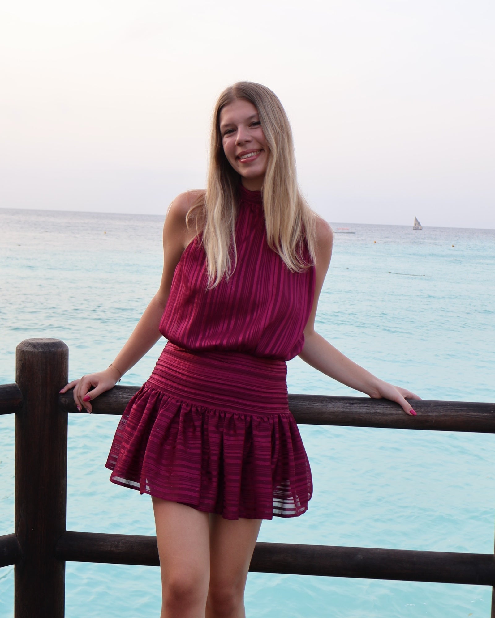 Robe SERA bordeaux