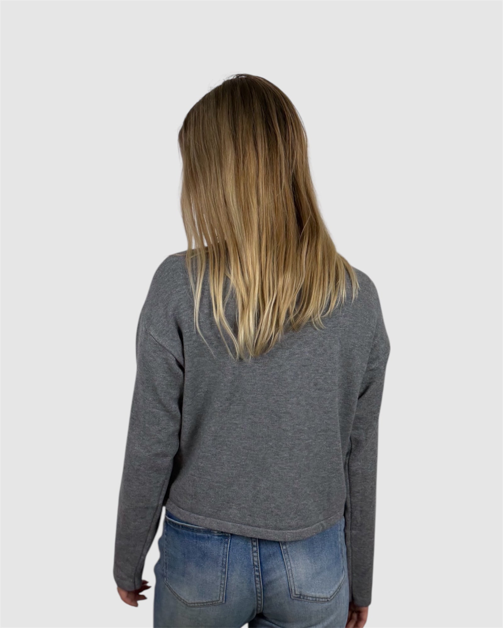Gilet CLÉA gris foncé