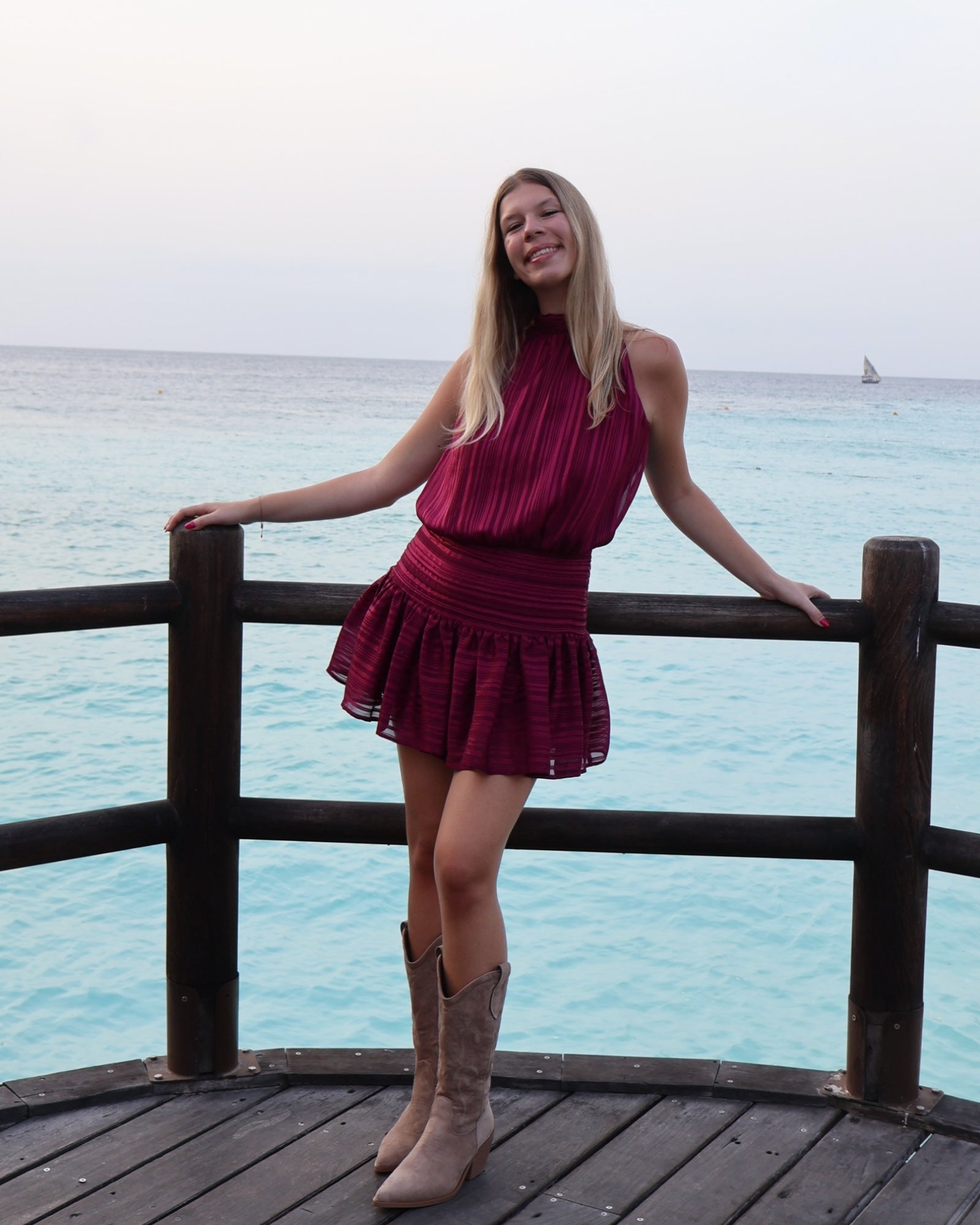 Robe SERA bordeaux