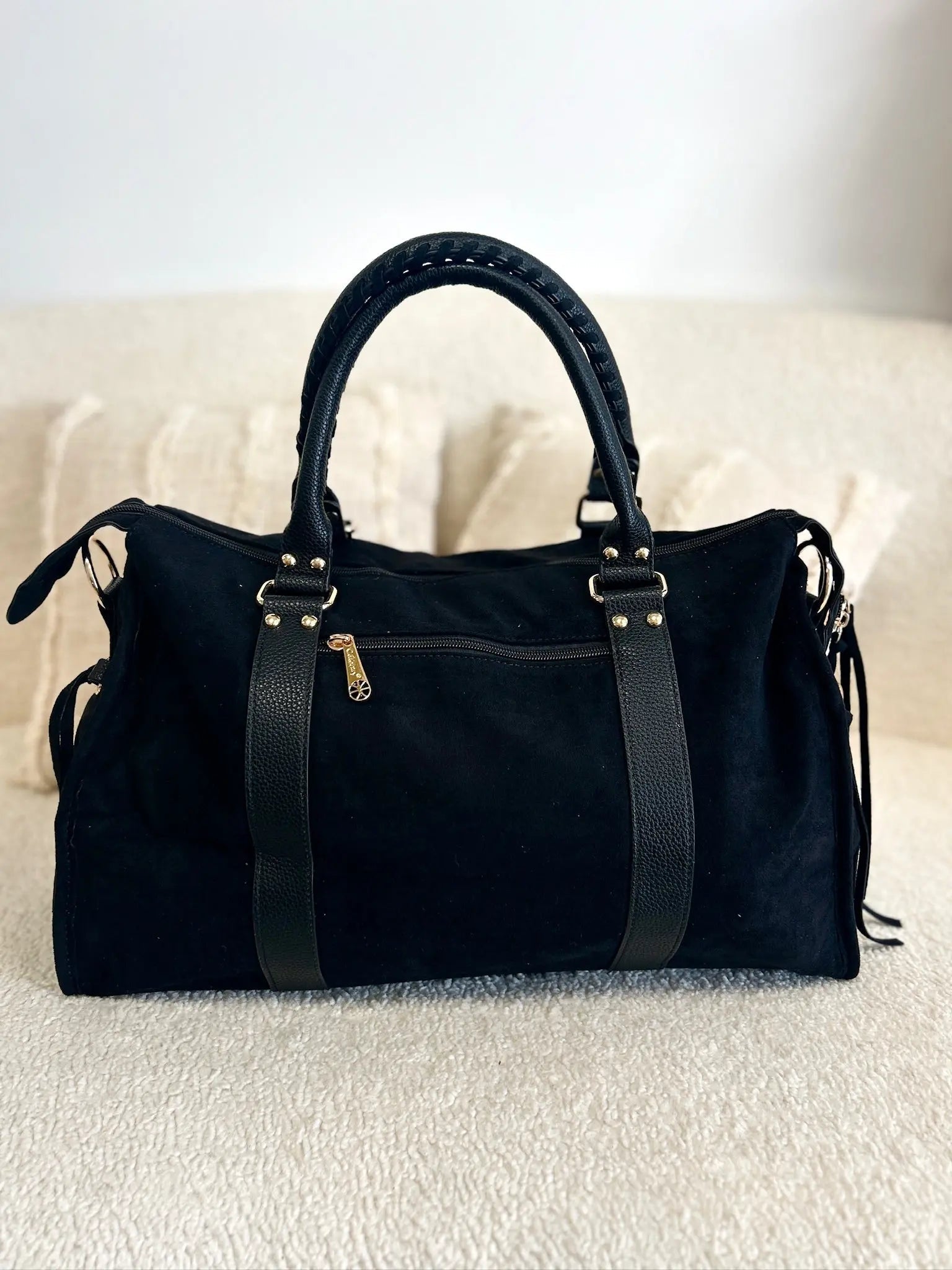 Sac Elsa suédine noir XXL