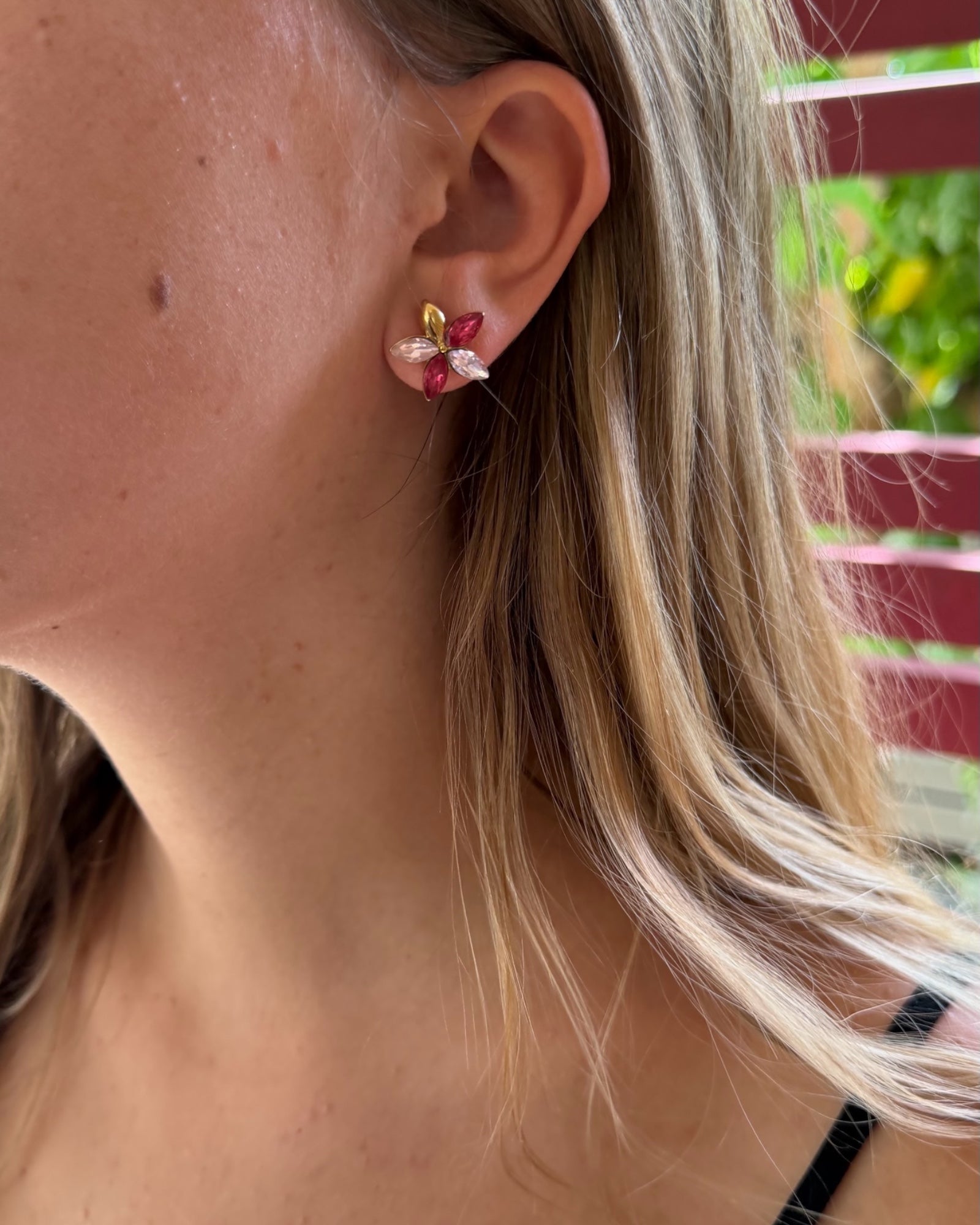 Boucles TESSA rose
