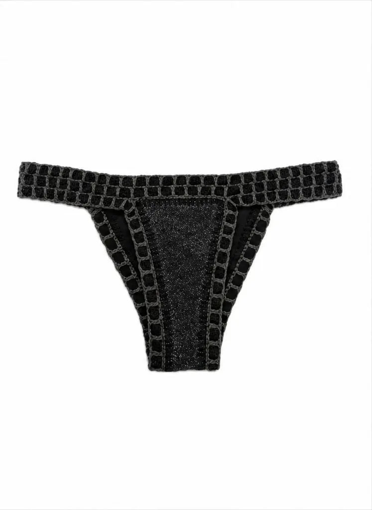 Maillot Camélia Noir bas