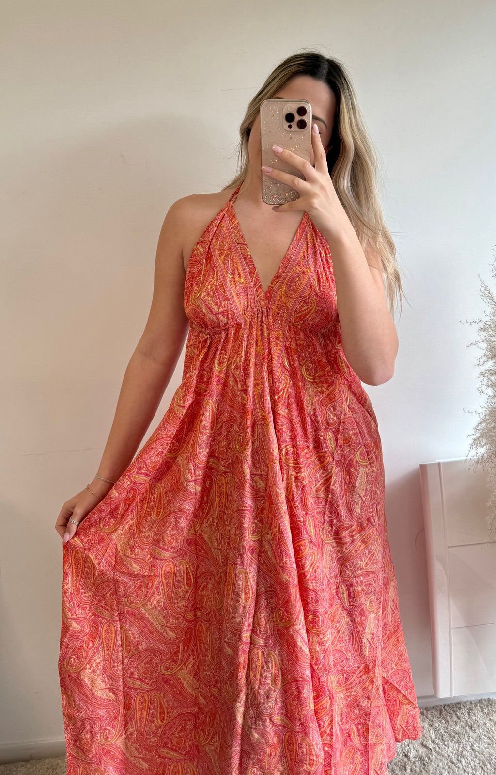 Robe Sophia corail