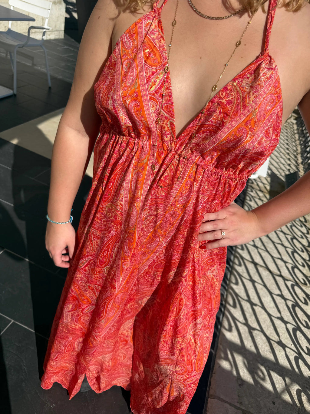 Robe Sophia corail