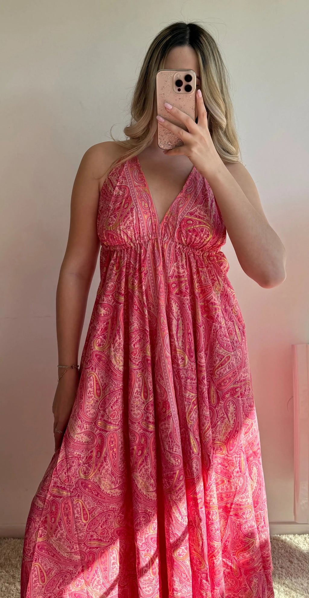 Robe Sophia rose