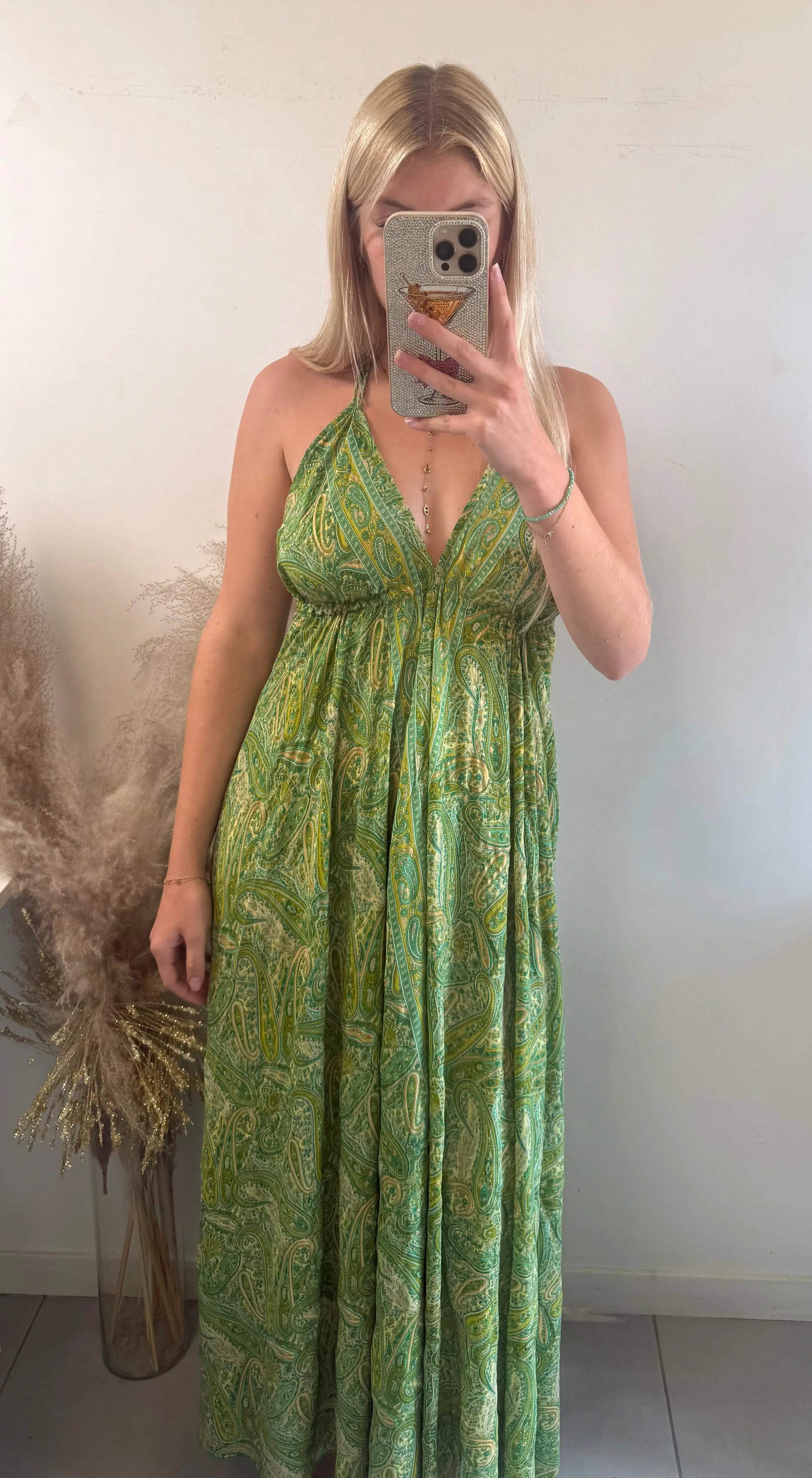 Robe Sophia verte