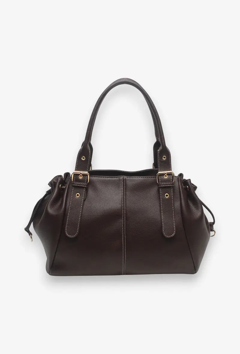 Sac Alma chocolat lisse précommande expédition prévue le 20/09