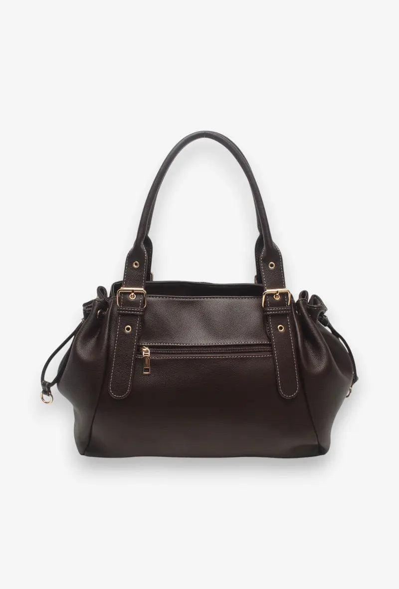 Sac Alma chocolat lisse précommande expédition prévue le 20/09