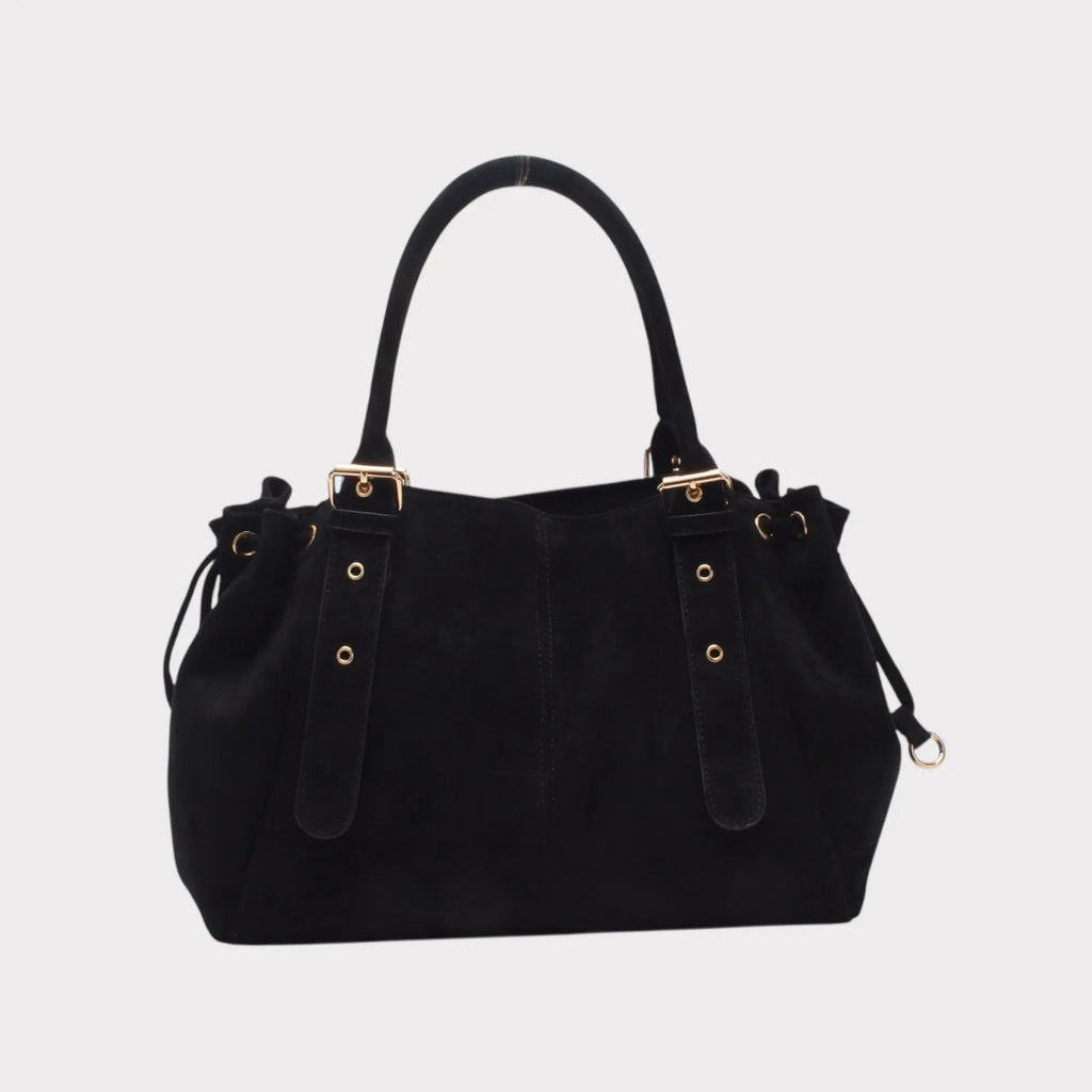 Sac Alma noir suédine précommande expédition le 01/09