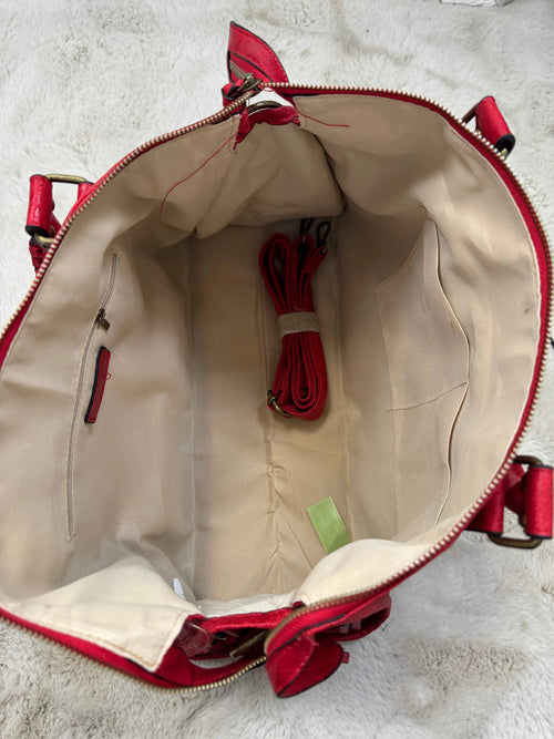 Sac Elsa XXL brillant rouge
