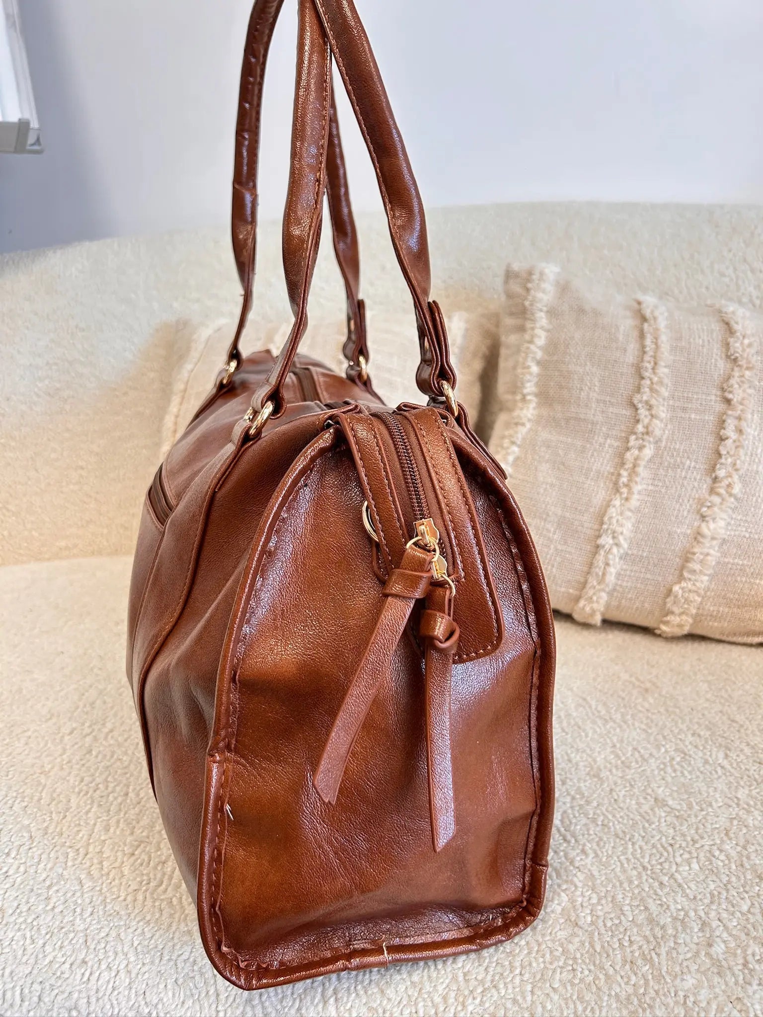 Sac Nina brillant camel