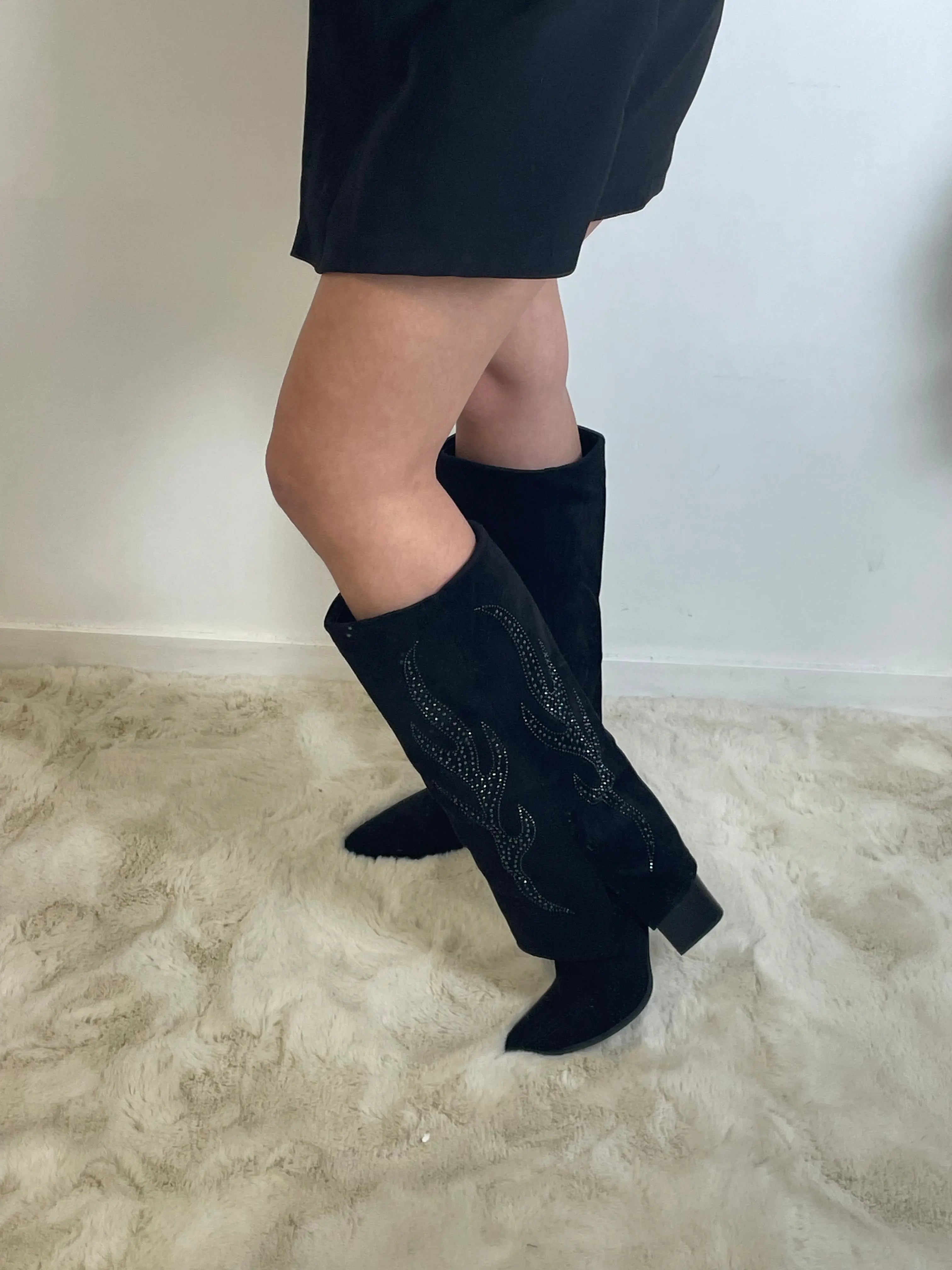 Santiags Clara noir