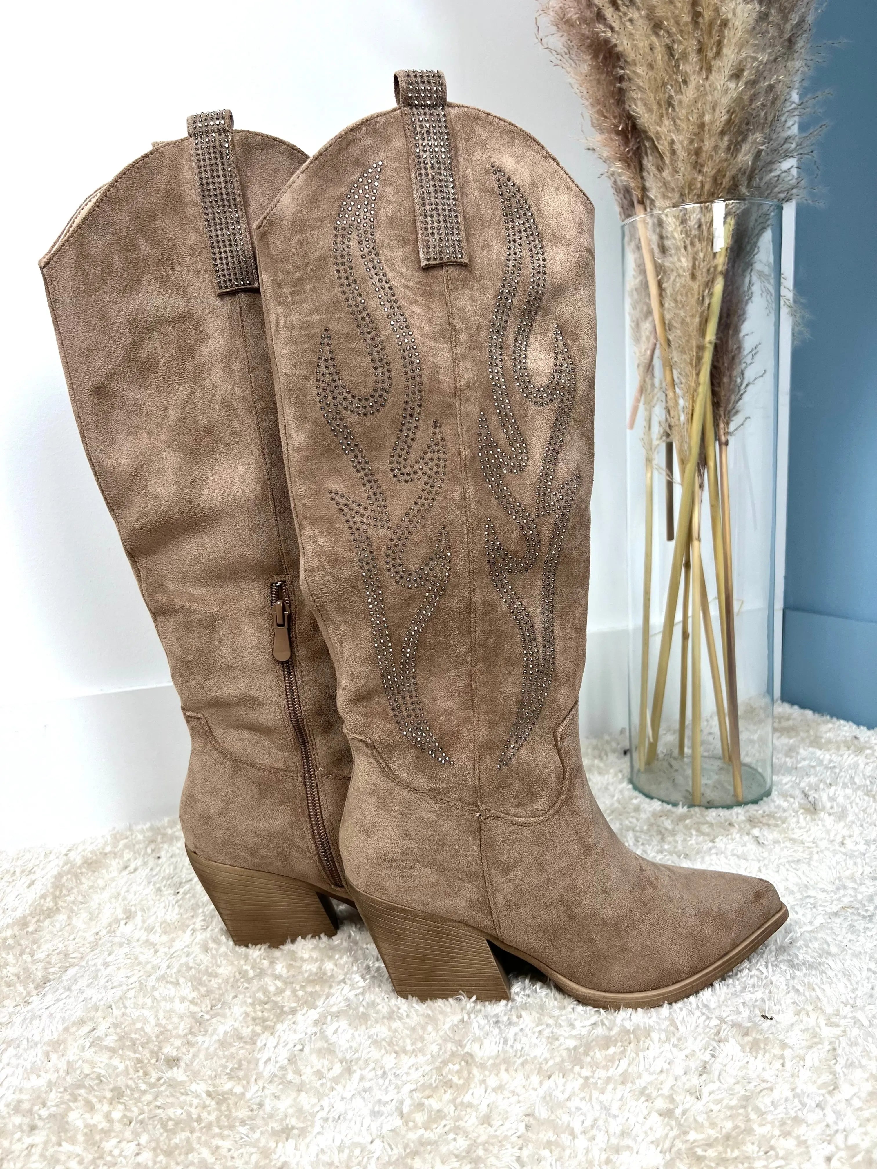 Santiags beverly kaki beige 1.0