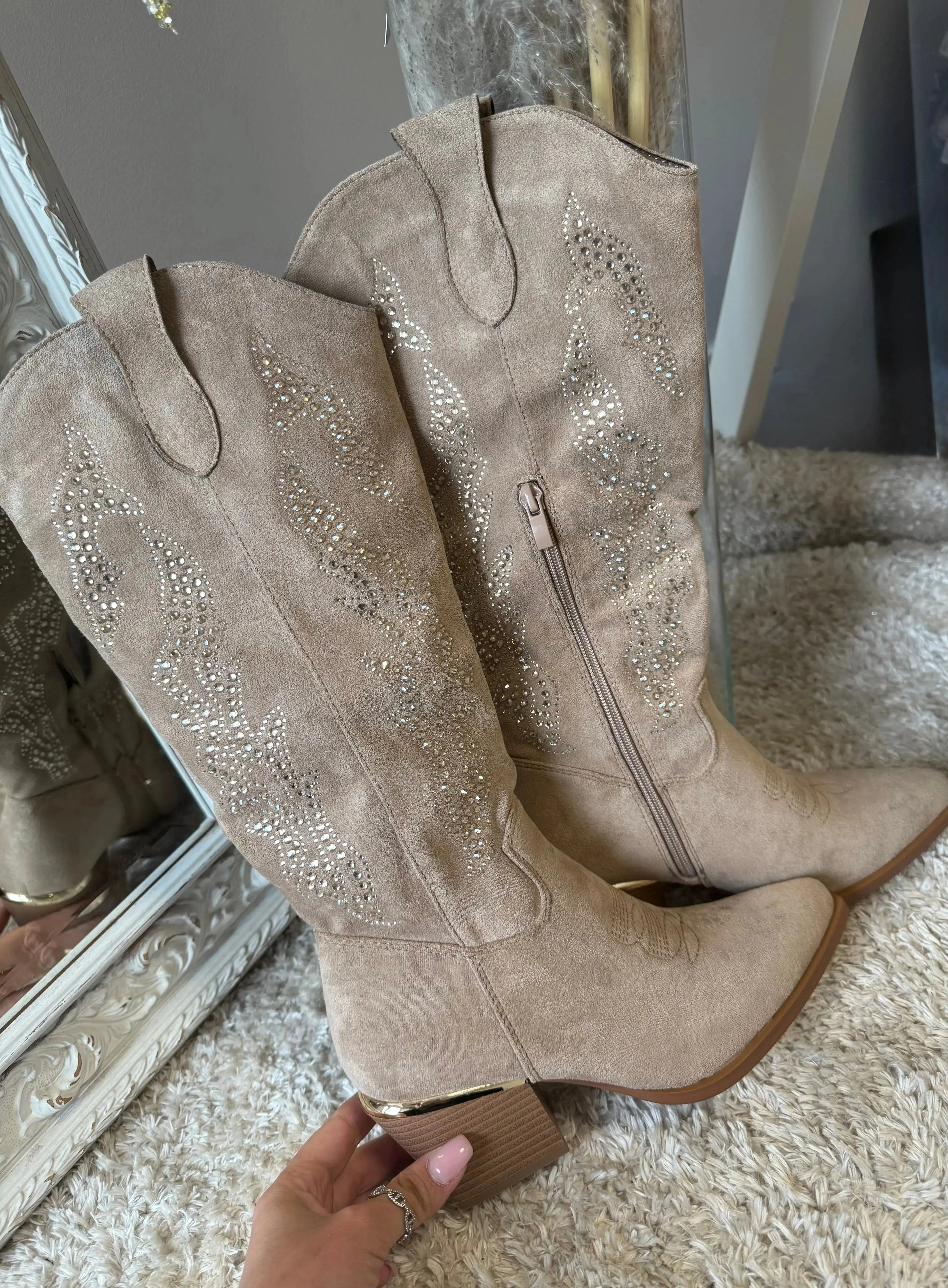 Santiags beverly kaki beige 2.0