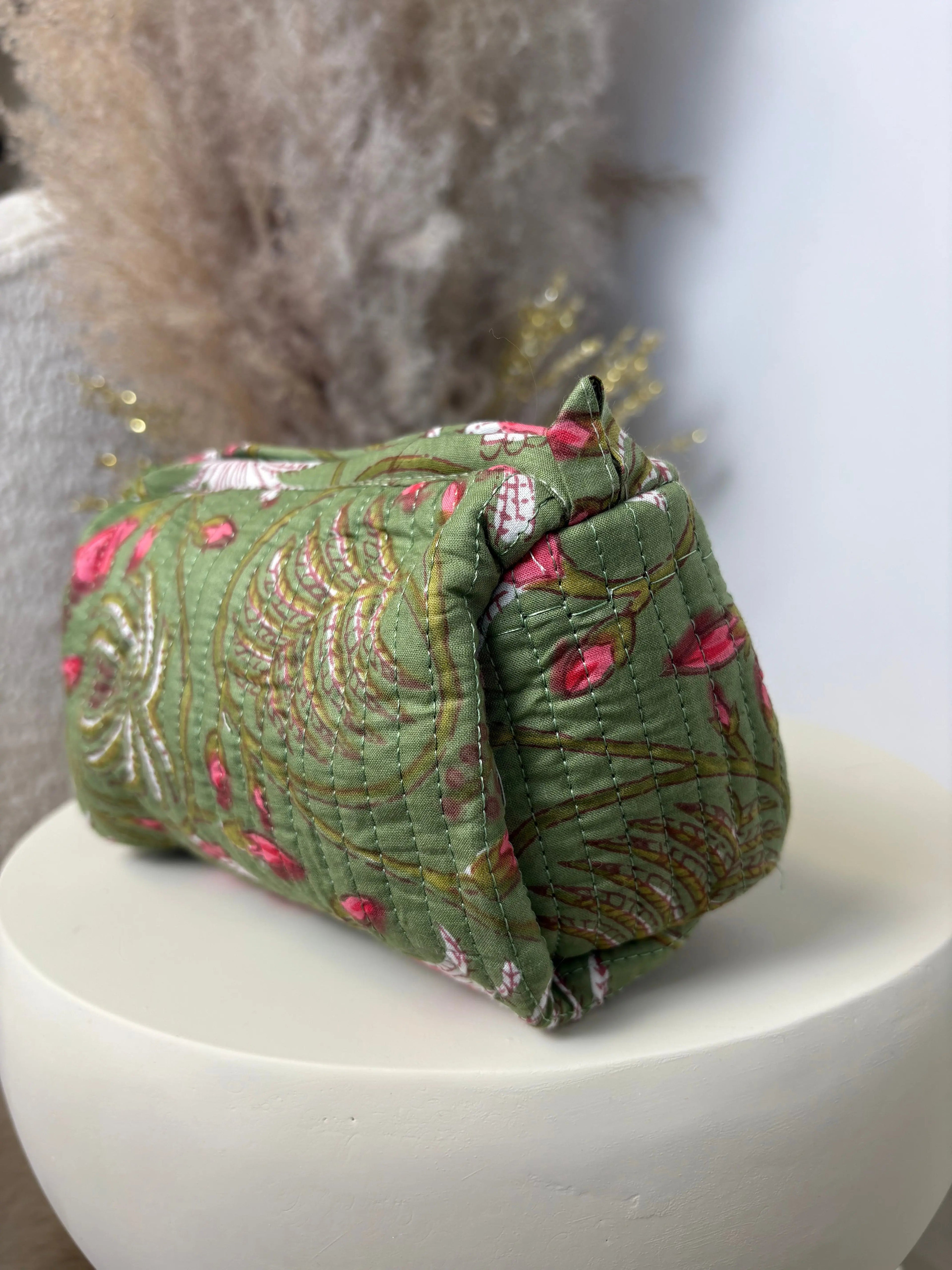 Trousse bohème Nina verte