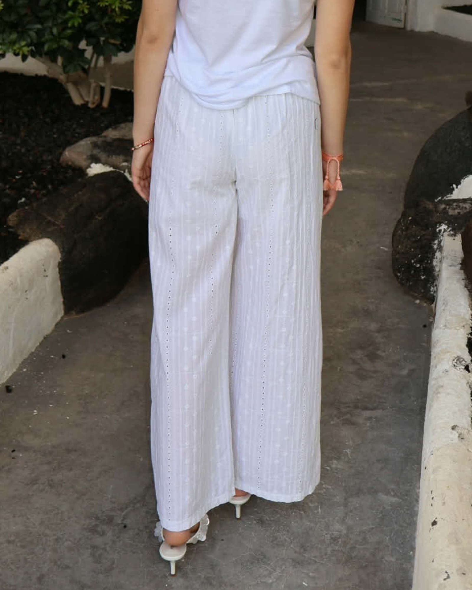 Pantalon AMBER blanc