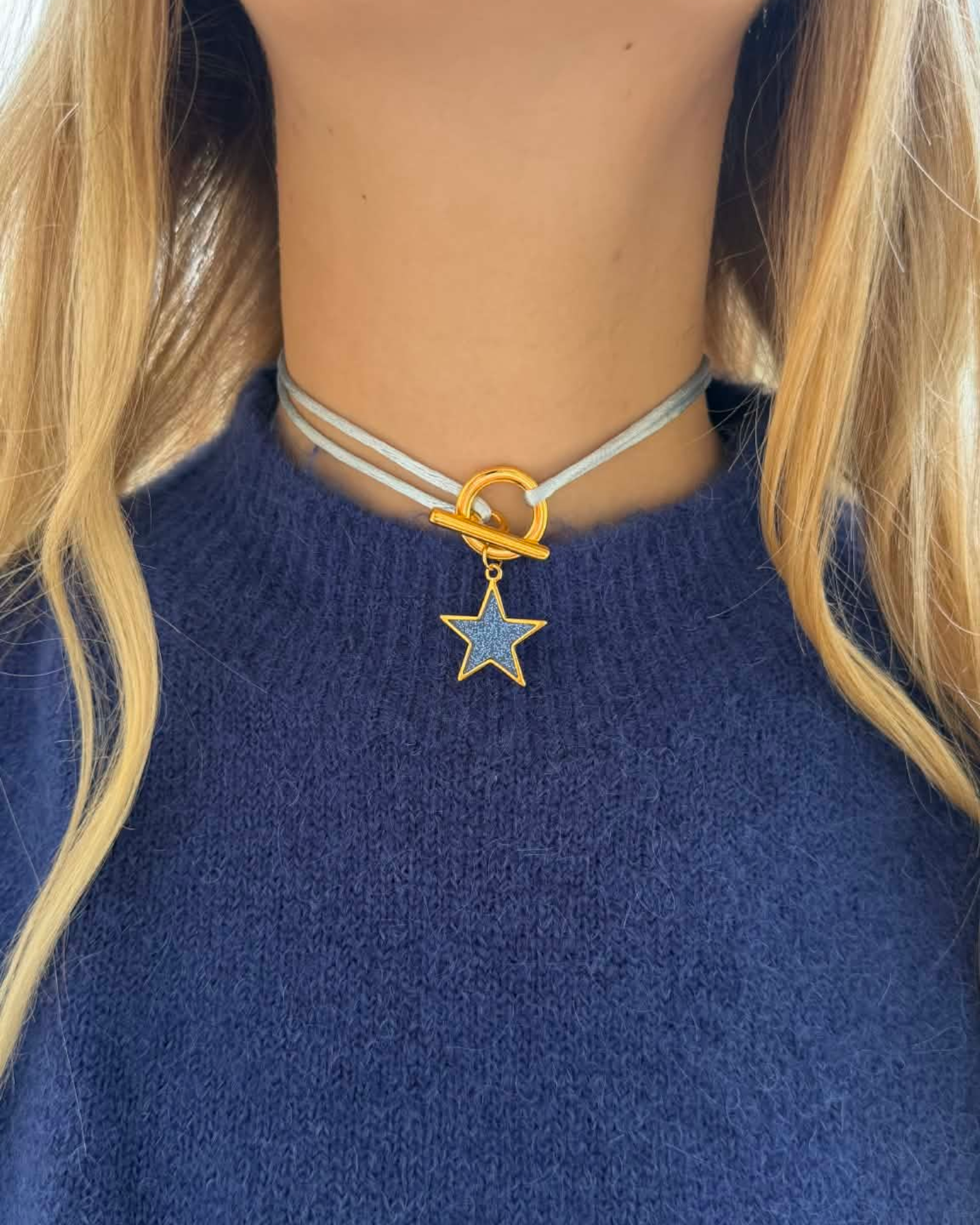 Collier LEONA bleu