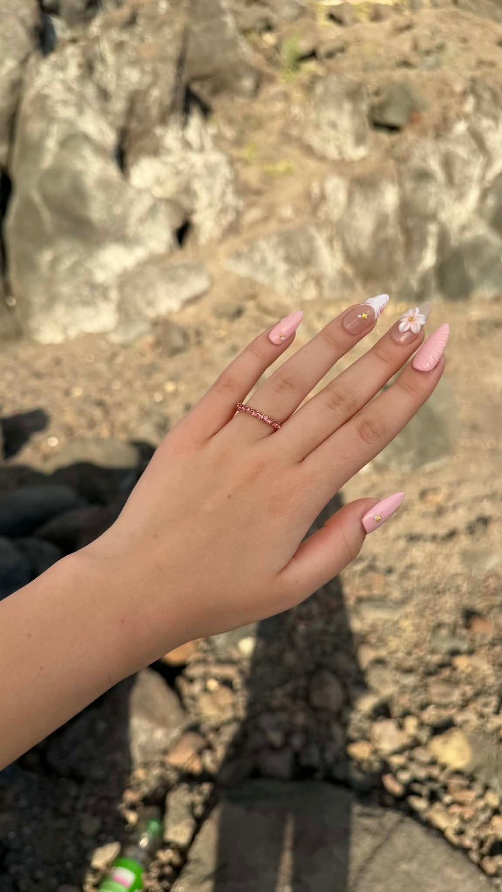Bague CÉON rose